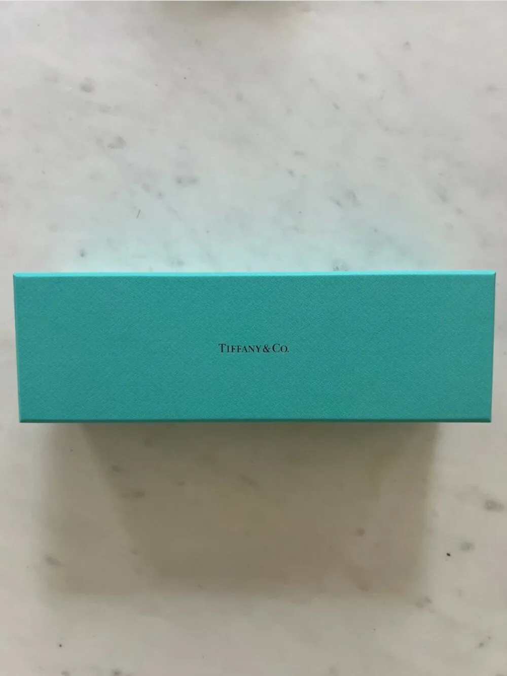 Tiffany & Co. Blue Long Jewelry Gift Box Bracelet Necklace Case Empty Authentic